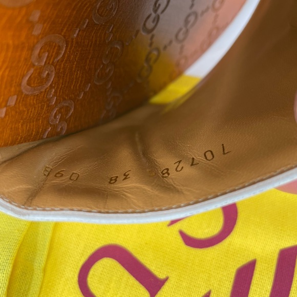 Women’s Gucci X Adidas, leather clogs size 38 made in Italy - Picture 6 of 6